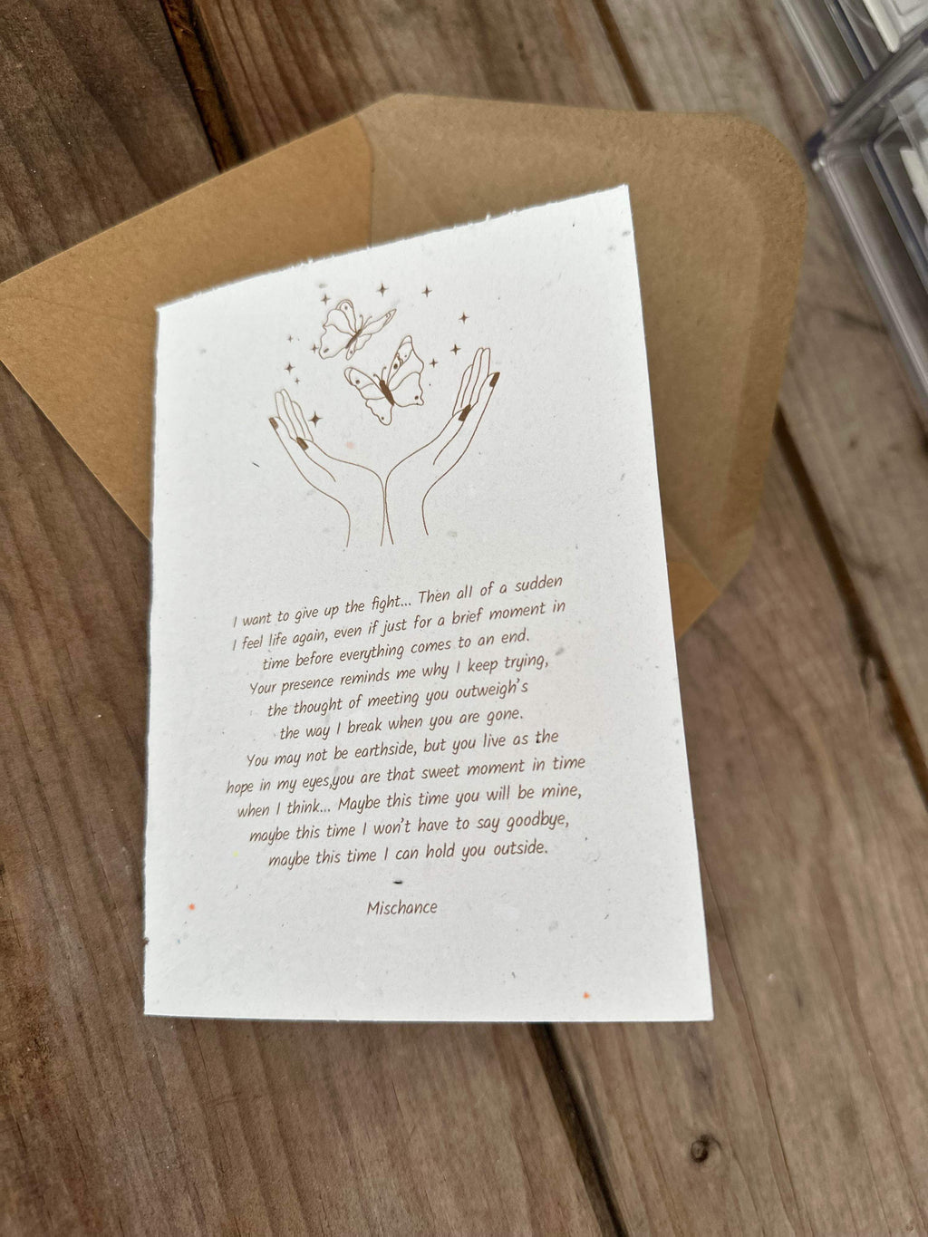 Cards with intention- pregnancy loss